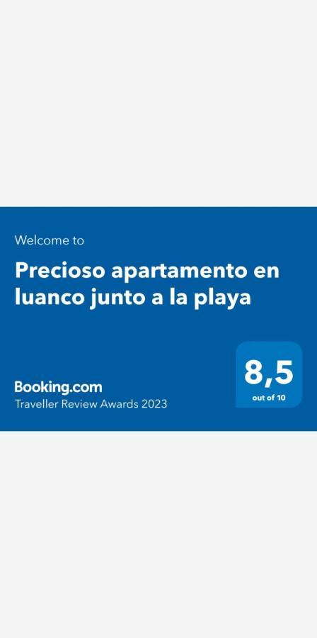 Ferienwohnung Precioso Apartamento En Luanco Junto A La Playa Exterior foto